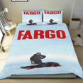 thumbnail image 1 of Fargo Conjunto de sábanas temático, trío de piezas, cómodo y amigable con la piel, diseño único, regalo de decoración para el hogar para familiares, amigos y fans,173cm *218cm, 1 of 6