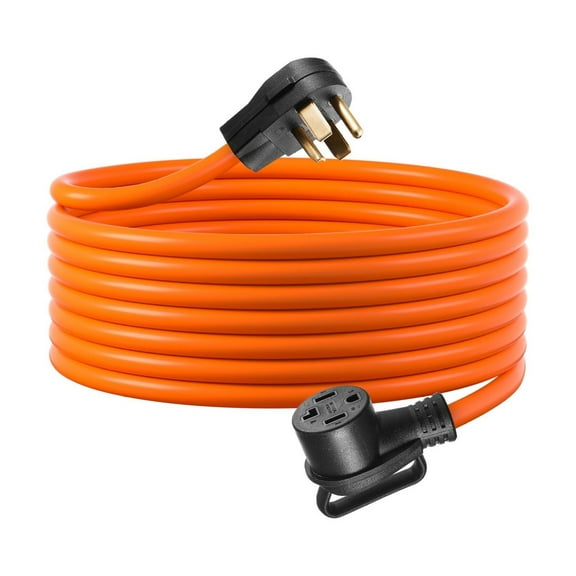 10ft Dryer Extension Cord 4-Prong NEMA 14-30P to 14-30R, 30A EV Charger Cord, Heavy Duty 10AWG, Weather Resistant, Dryer , EV Level 2 Charging