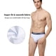 thumbnail image 3 of Calzoncillos Wirarpa Modal No Fly para hombre, paquete de 4, blancos, 3XL, 3 of 5