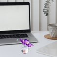 thumbnail image 6 of Jiibva Cute Crystal Butterfly Figurine Crafts Cut Glass Ornament Statue Butterfly Animal Statue for Home Desk Decor Souvenir Gifts, 6 of 7