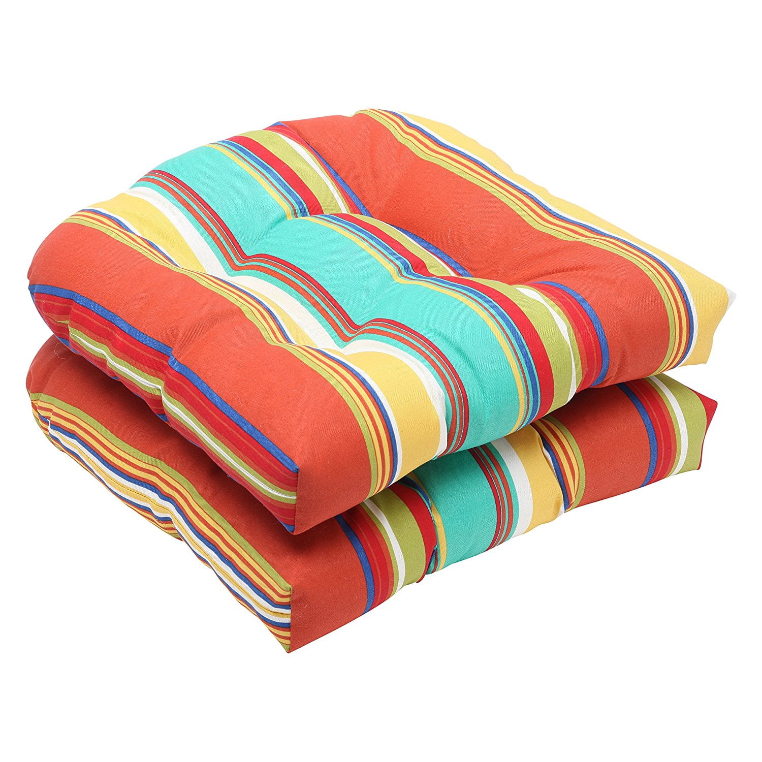 Pillow Perfect Outdoor/ Indoor Westport Spring Wicker Seat Cushion (Set
