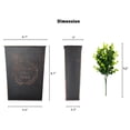 thumbnail image 4 of Rustic Metal Wall Planter Country Home Hanging Wall Vase Pocket with Artificial Eucalyptus for Indoor or Outdoor Farmhouse Wall Decor,Set of 2, 4 of 6