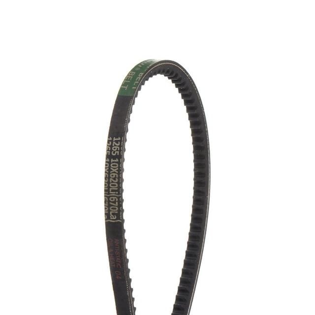 Unique Bargains 620mm Inner Girth 10mm Width Cogged V Belts Rubber Drive Belt for Power Transmission