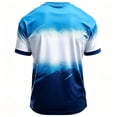 thumbnail image 5 of 2026 Soccer Cup Raglan Short Sleeve T-Shirt for Men, Crew Neck Athletic Jersey - Scottish Football Player & Saltire Graphic Print Casual Summer Top for Daily Wear & Party Cyan XXXL, 5 of 5
