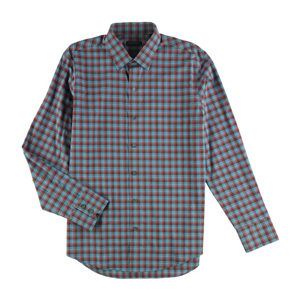 Camisa con Botones Zachary Prell Kalamaras Hombre Rojo Mediano