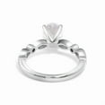 thumbnail image 6 of Cora Jewellery 1.35CT Art Deco Oval Moissanite Engagement Ring For Women, 14K Yellow Gold, 6 of 7