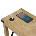 thumbnail image 5 of Convenience Concepts Durango Farmhouse Metal End Table with Storage, English Oak/Black, 5 of 8