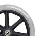thumbnail image 3 of Xingzhi 2x Roue avant Roulement 8 Pouces pour Fauteuils Roulants Rollators Déambulateurs Gris, 3 of 9
