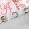 thumbnail image 4 of Homewish Letter A Monogrammed Curtains Pack of 2 (42x84 Each),Cute Bowtie Ribbon Curtains Blackout,Girls Bow Tie Bedroom Curtains For Princess Kids,Microfiber Room Decorative, 4 of 6