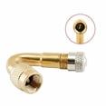 thumbnail image 2 of Lefu 1pcs Copper Tyre Valve Extension Adaptor Tire Stem Extender for Motorcycle Car, 2 of 4