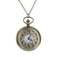 thumbnail image 1 of Heliisoer Personalized Pattern Steampunk Vintage Quartz Roman Numerals Pocket Watch, 1 of 1