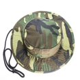 thumbnail image 2 of NevEND Sun Hat Foldable Boonie Hat,Wide Brim Bucket Hat for Fishing Hiking Camping  L-XL Camo  Woodland, 2 of 6