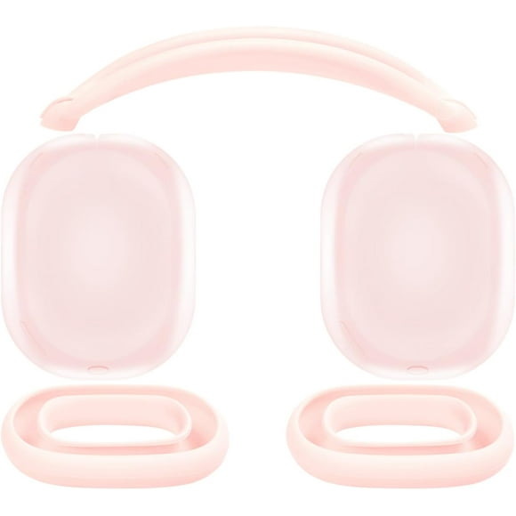 AirPods Max Protective Kit, Headband Case + TPU Case Protector + Silicone Eartips Cover, Sweatproof, Easily Washable, Anti-Scratch Accessory