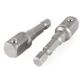 thumbnail image 1 of Juego de adaptadores de socket de cambio rápido de 1/4" Hexagonal a 3/8" para taladro/atornillador de impacto de 2 piezas, 1 of 1