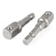 thumbnail image 1 of Juego de adaptadores de socket de cambio rápido de 1/4" Hexagonal a 3/8" para taladro/atornillador de impacto de 2 piezas, 1 of 1