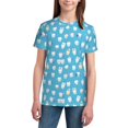thumbnail image 3 of Wukai Cute Healthy Teeth Youth Unisex Short Sleeve T-Shirt for Boys, Girls, Teens, and Kids-X-Small, 3 of 7