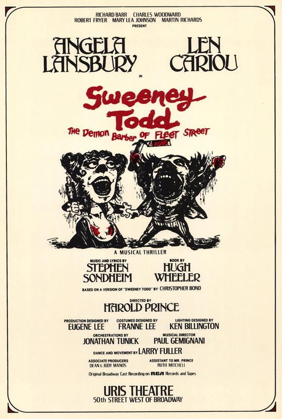 Sweeney Todd (Broadway) POSTER (27x40) (1979) - Walmart.com