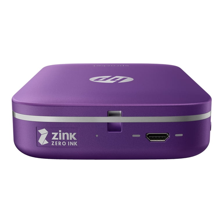 HP Sprocket Portable Photo Printer, Print Social Media Photos on 2x3 Sticky-Backed Paper - Purple (Z9L25A) - Walmart.com HP Sprocket Portable Photo Printer, Print Social Media Photos on 2x3 Sticky-Backed Paper - Purple (Z9L25A) - Walmart.com