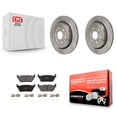 thumbnail image 1 of Transit Auto Rear Disc Brake Rotors and Semi-Metallic Pads Kit for Car Ram 1500 Jeep Wagoneer Grand L K8F-104307, 1 of 11