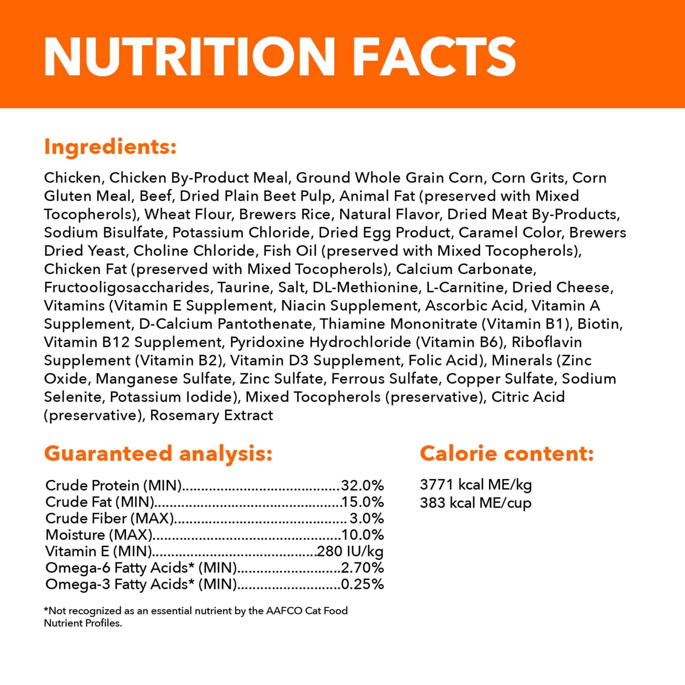 Iams Healthy Enjoyment Chicken & Beef Recipe Dry Cat Food, 3 Lb Bag