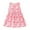 AB3 Pink, variant on Tisuna Cute Summer Dress For Girls Toddler Heart Print Sleeveless Crew Neck Dresses Comfortable Soft Little Girls Casual Outdoor Wear White Size 2-3 Years