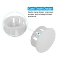 thumbnail image 4 of Uxcell 20mm 13/16" Plastic Hole Plugs, Flush Type Round Hole Cover Snap in Locking Hole Tube, White 30Pcs, 4 of 6