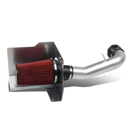 For 07-08 Chevy Silverado/GMC Sierra GMT900 Silver Coild Air Intake+Heat Shield+Filter