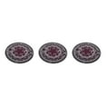 thumbnail image 3 of ZheElen Cartoon Rug - Classic Style Easy To Clean Non-toxic Anti-skid Particles Safe Round Carpet White Line Starts 60cm 3Set, 3 of 6