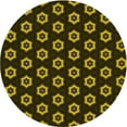 thumbnail image 1 of Ahgly Company Machine Washable Indoor Round Transitional Midnight Gray Area Rugs, 5' Round, 1 of 7