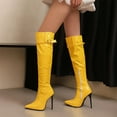 thumbnail image 6 of Women's Pointed Toe Stiletto Over-the-Knee Boots - Stylish High Heel Long Boots for Cocktail Party, Prom & Carnival | Elegant Evening Footwear, 6 of 7