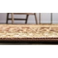 thumbnail image 3 of Unique Loom Tapis Floral Versailles Médaillon 6' x 6' Rond Marron/ivoire, 3 of 5