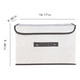 thumbnail image 3 of Caja de almacenamiento plegable con tapa de 2 paquetes (grande y pequeño) - Organizador de tela no tejida para ropa, juguetes y material de oficina - gris, verde, beige, rosa, 3 of 5