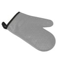 thumbnail image 1 of Silicone Oven Mitt, Waterproof Convenient Storage Silicone Microwave Glove High Temperature Retardant Slip Proof  For Cooking Gray, 1 of 8