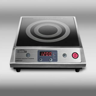 ChangBERT 1800W Portable Commercial Induction Cooktop NSF Certified Pro  Chef Professional Countertop Stainless Steel Duralble Induction Burner 