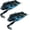 Poison Frog, variant on Hollow Body Frogs with Swimming Legs for Bass Fishing - Ultra Realistic Weedless Top Water Frog Lure for Bass, Pike and More - Floating Topwater Fishing Lures 2.25" - 2 Pack