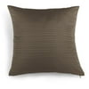 Canopy Textured Stripe Pillow, Rich Brown