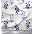 thumbnail image 1 of Soimoi Rayon Fabric Leaves & Floral Block Fabric Prints by Yard 42 Inch Wide, 1 of 4