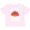 thumbnail image 3 of Inktastic Thanksgiving Cutest Turkey in Town Boys or Girls Toddler T-Shirt, 3 of 5