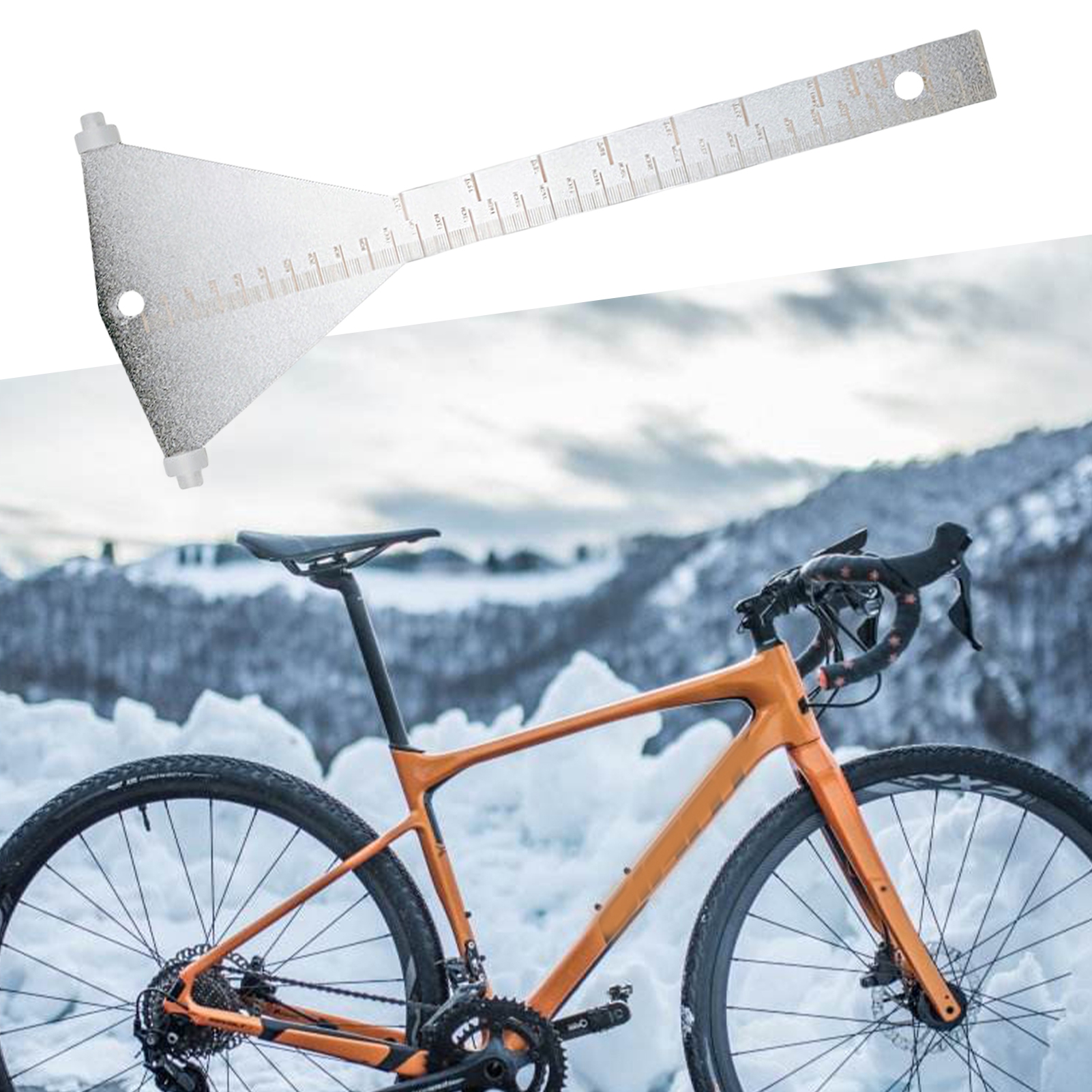 VERMON Rim Measuring Tool Measurement Tool Steel Ecofriendly Bike