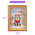 thumbnail image 5 of Hello Winter Manx Smiling in Red Scarf Hat Welcome Christmas Acrylic Plaque with Wood Photo Frame Box Cat Lover Kitten Owner Gifts Light Box - 00017, 5 of 5