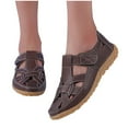 thumbnail image 3 of Womens Casual Sandals Oofos Ooahh Slide Sandals for Women Women's Fashion Casual Versatile Soft Bottom Hollow Leisure Spring Style Fashionable And Comfortable Beach Flat Sandals Beige, 3 of 4