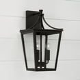 thumbnail image 6 of 3 Light Outdoor Wall Lantern In Farmhouse Style-19.25 Inches Tall And 10 Inches Wide Capital Lighting 947931Bk, 6 of 6