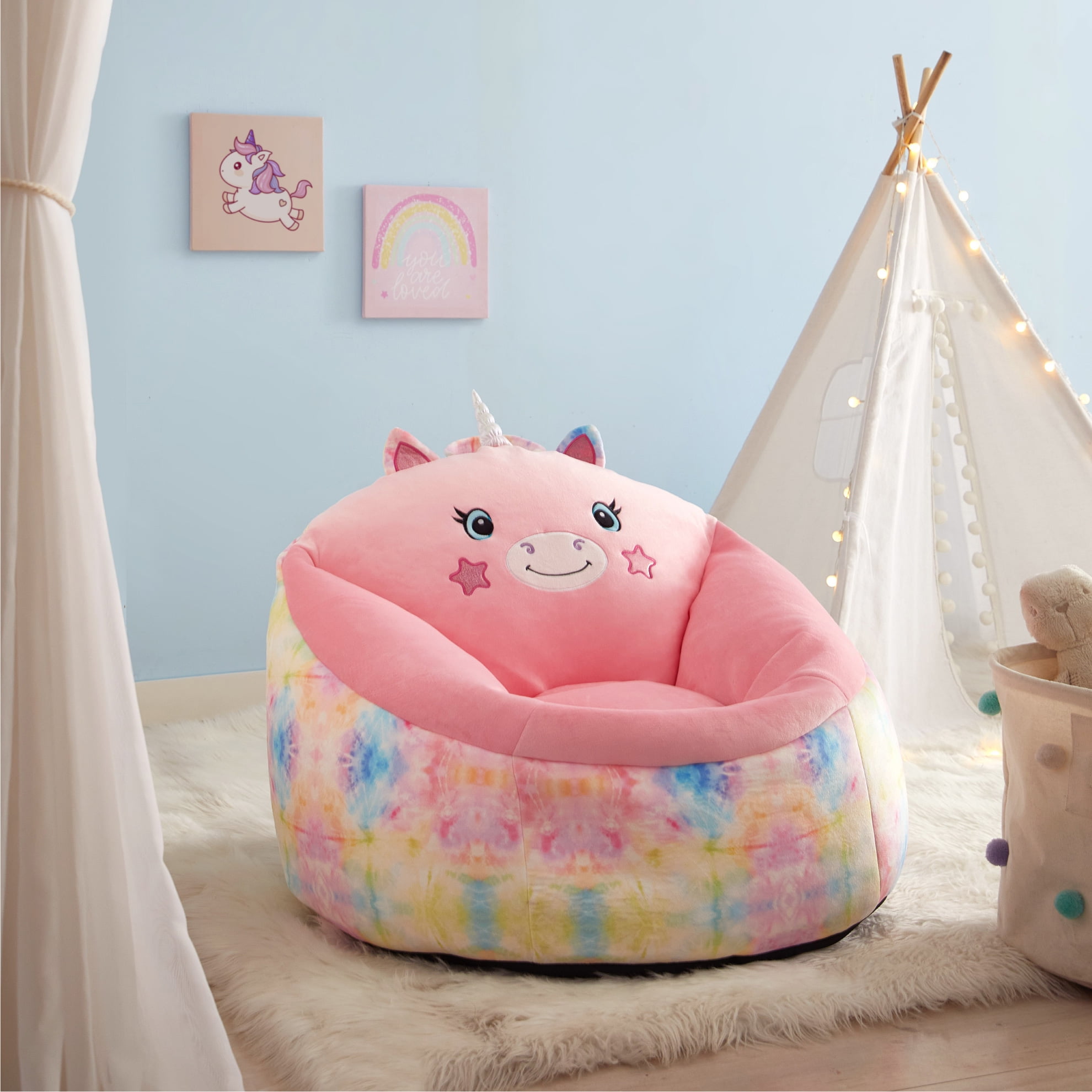 American Kids Squishy Unicorn Bean Bag