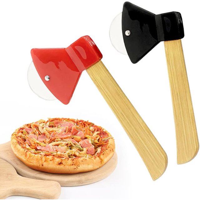 2 uds cortador de Pizza cortador de Pizza cortador de Pizza de acero inoxidable