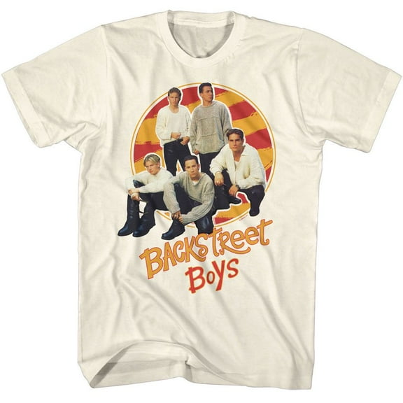Backstreet Boys Posing Natural Adult T-Shirt