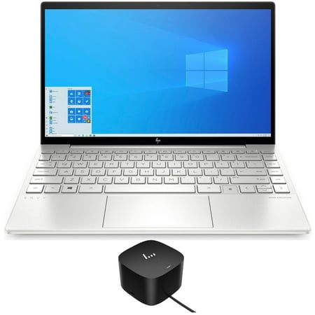 HP ENVY 13 Home/Business Laptop (Intel i5-1135G7 4-Core, 13.3in 60Hz Full HD (1920x1080), Intel Iris Xe, 8GB RAM, 1TB m.2 SATA SSD, Backlit KB, Win 10 Home) with 120W G4 Dock