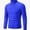 Blue, variant on Men's Sweater Vintage Solid Color Turtleneck Elastic Casual Winter Spring Pullover Top