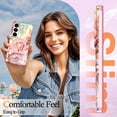 thumbnail image 6 of CASEFIV for Samsung Galaxy S26 Case,[Magnetic Invisible Stand][Military-Grade Drop Protection] Slim Glossy Marble Pattern Back Shockproof Protective Phone Cover,Rose Gold Marble, 6 of 6