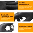 thumbnail image 4 of Guantes de trabajo NEOTRIL con recubrimiento de nitrilo microespuma, 3 pares, talla L, 4 of 5