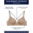 thumbnail image 6 of Vanity Fair Womens Ego Boost Wire-Free Push-Up Bra Style-72301, 6 of 7